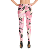 Pink Camouflage Leggings