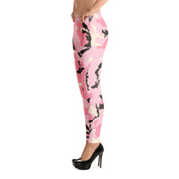 Pink Camouflage Leggings