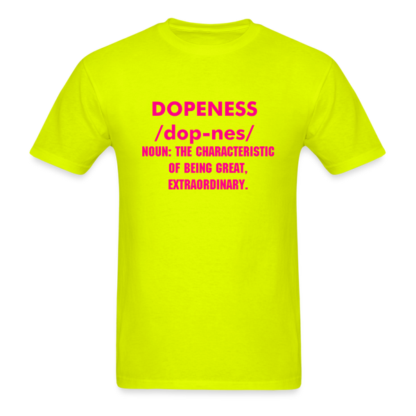 Dopeness T-shirt - safety green
